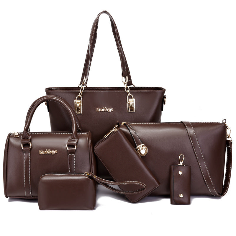 Simple and Fashionable Six-Piece Mother-In-Law Bag Set