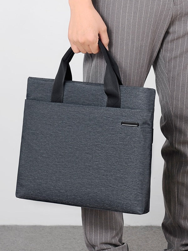 Men's black Oxford Business Briefcase Document Laptop Conference Bag