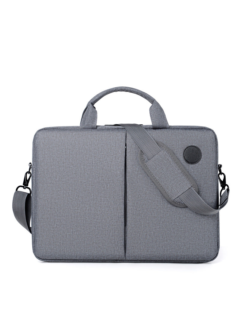 Men's blue Oxford Business Briefcase 14 Inch Laptop Commuter Bag