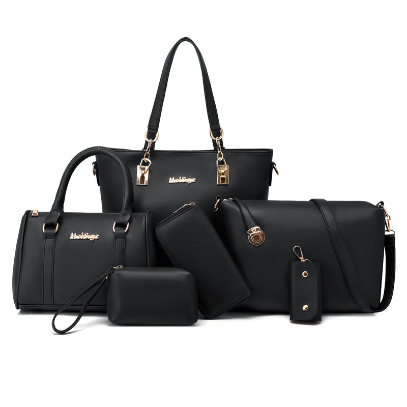 European and American Fashion Six-Piece Handbag Set