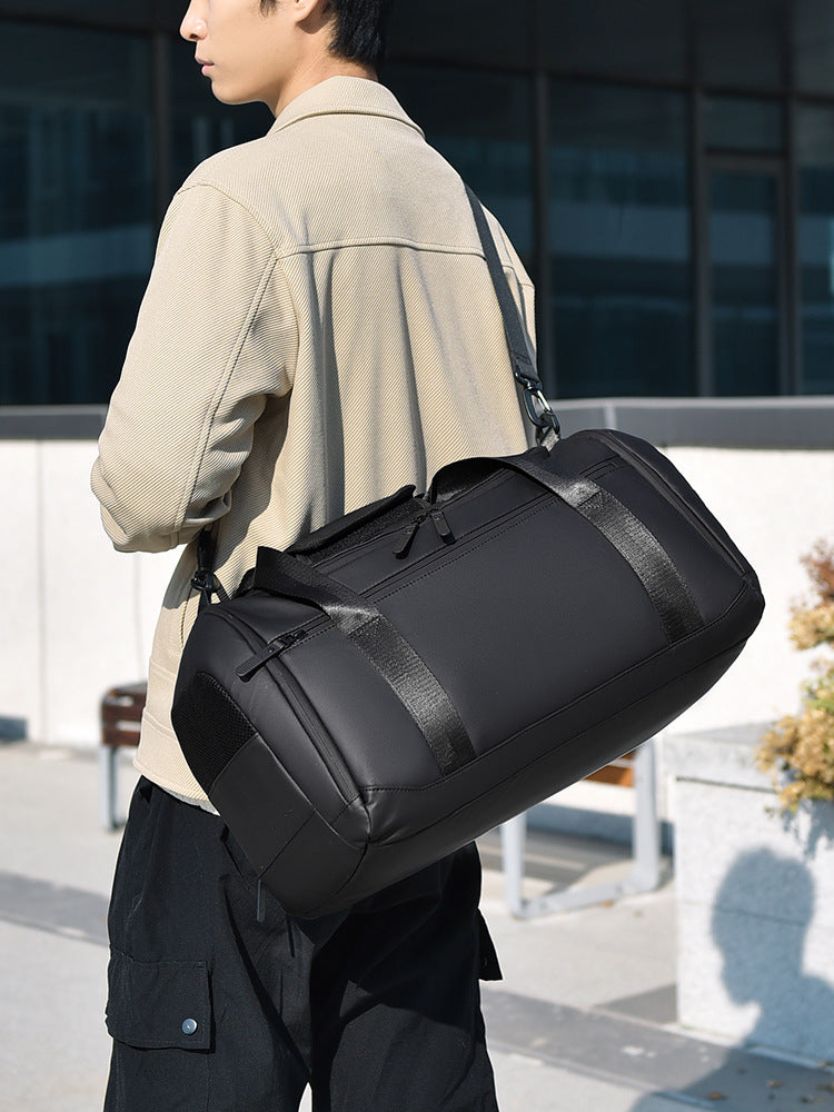 Men's Large Capacity Travel Bag Wet Dry Separation Gym Duffel Bag