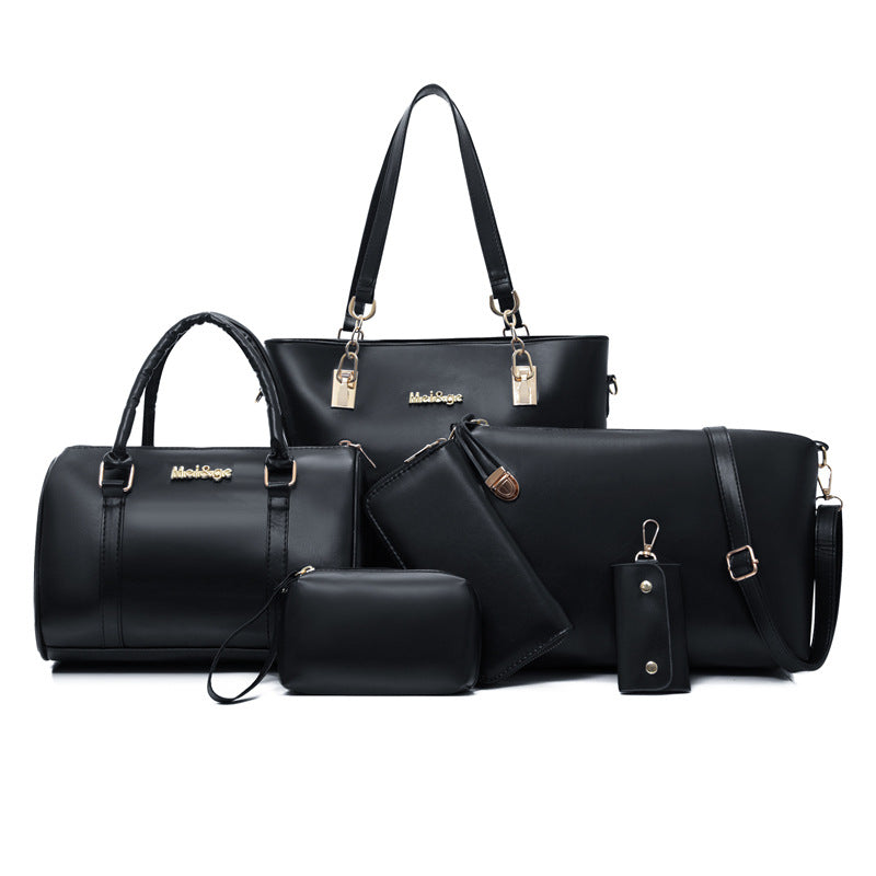 European and American Fashion Six-Piece Mother Bag Set