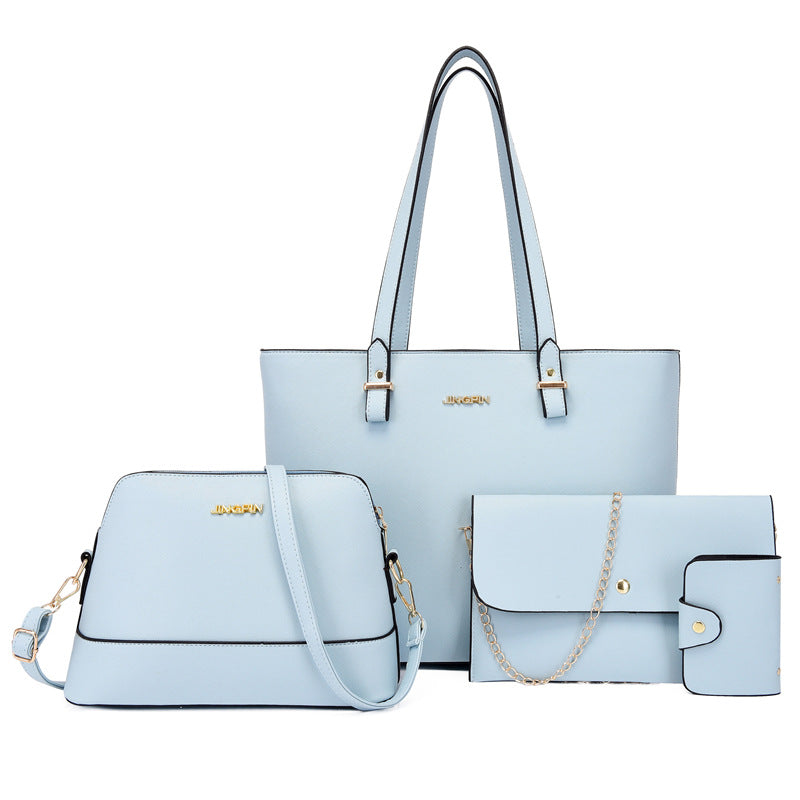 European and American Retro Fashion Four-Piece Mother Bag Set