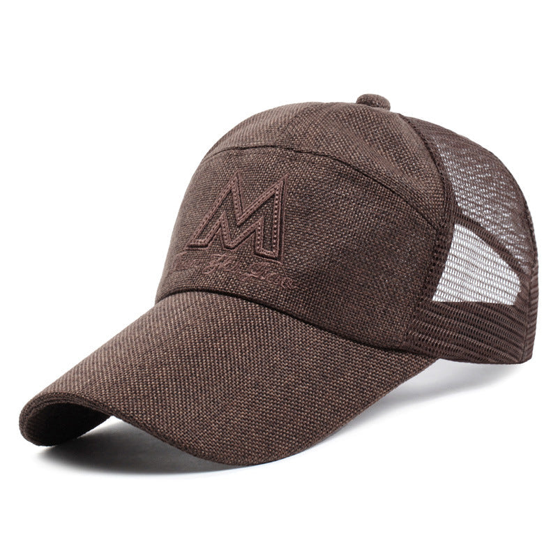 Men's Summer Mesh Baseball Cap Breathable Sun Protection Hat