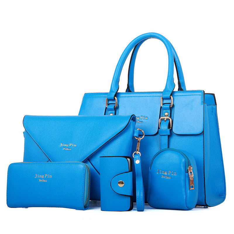 Korean-Style Fashionable Three-Piece Mother and Son Bag Set