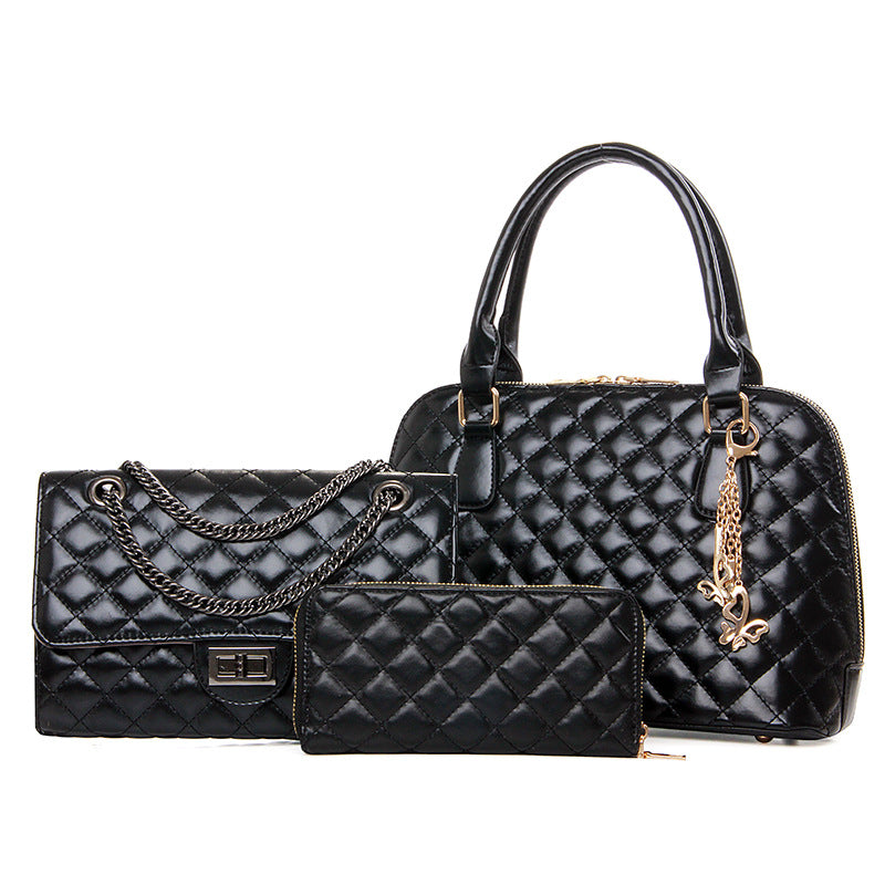 Light Luxury Three-Piece Mother-Daughter Bag Set