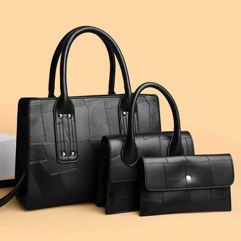 Crocodile Pattern Foreign Trade Multi-Piece Handbag Set