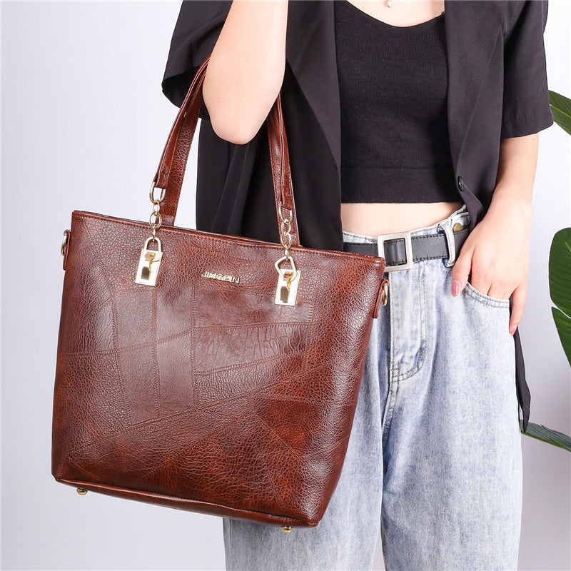 European and American Retro Fashion Six-Piece Mother Bag Set