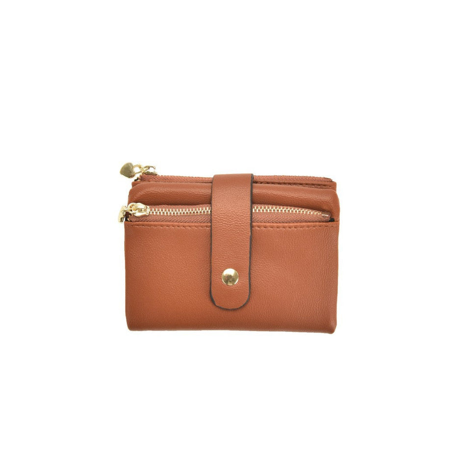 Korean Style Women's Three Fold Wallet with Card Slots