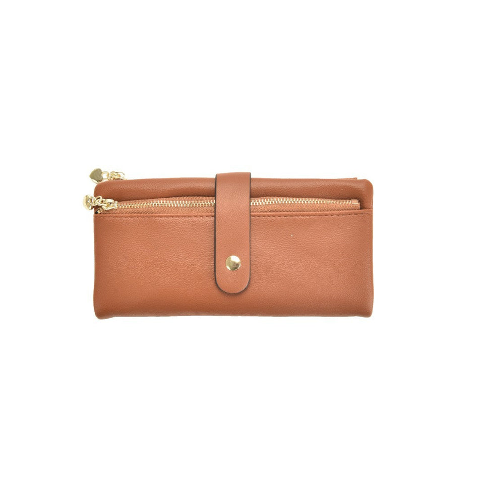 Korean Style Women's Three Fold Wallet with Card Slots