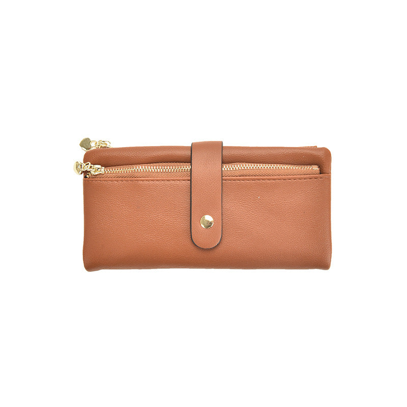 Women's RFID Tri Fold Wallet with Large Capacity Coin Purse