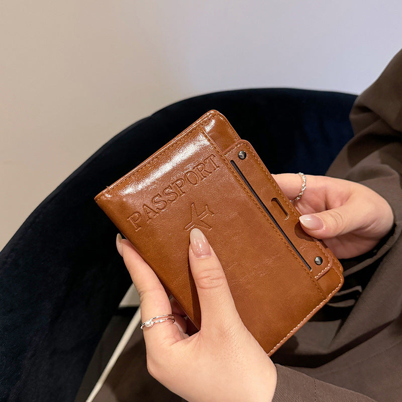 Multifunctional Travel Passport Holder Wallet with Card Slots