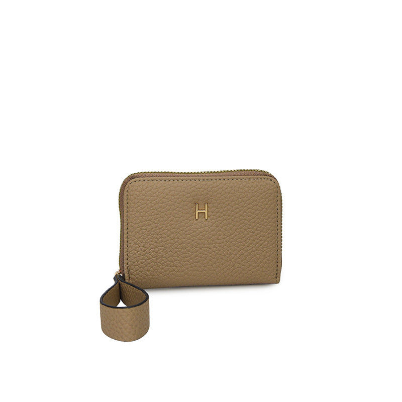 Korean Style Mini Zipper Coin Purse with Key Storage Wallet