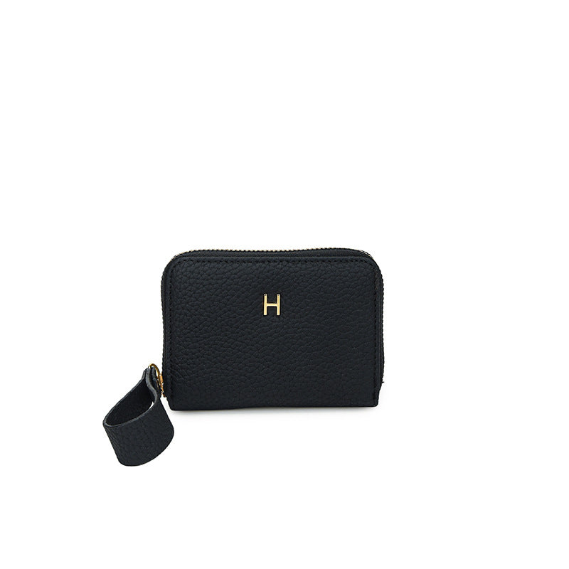 Korean Style Mini Zipper Coin Purse with Key Storage Wallet