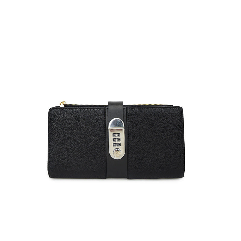 A6 Password Lock Money Saving Binder with Large Capacity Storage