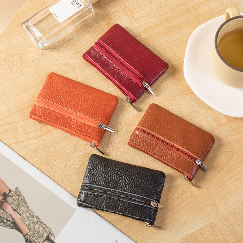 Women's Soft Card Holder Coin Purse Small Wallet Design