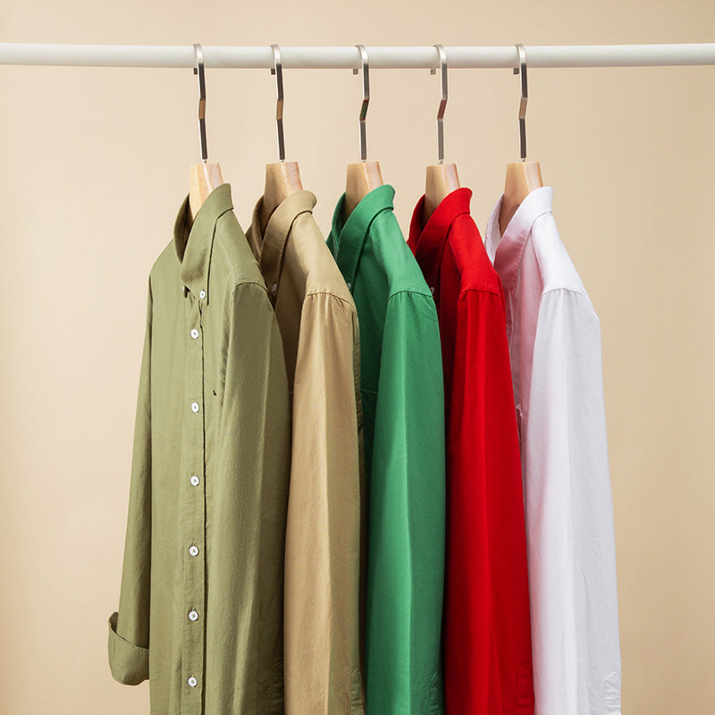 Men's Pure Cotton Oxford Long Sleeve Shirt