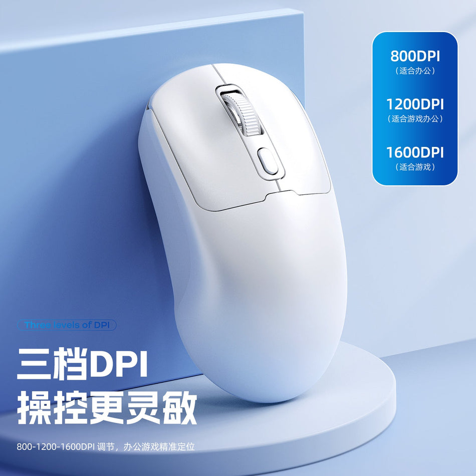 Dual-Mode Rechargeable Bluetooth Wireless Silent Mouse