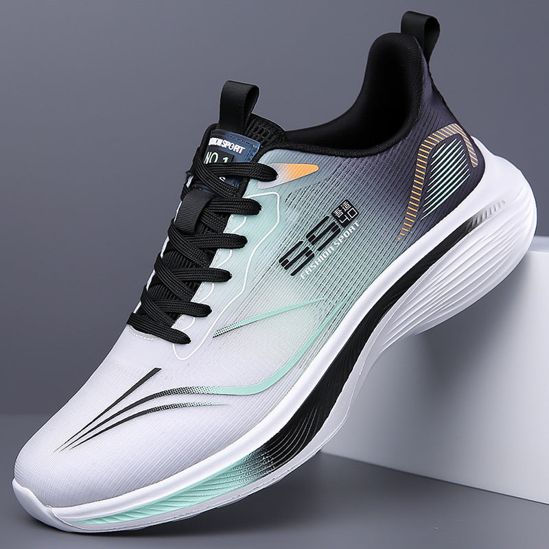 Men's Breathable Mesh Running Sneakers Lightweight Non-Slip Shoes