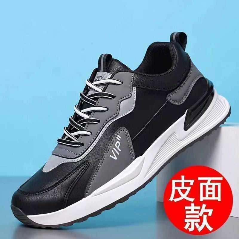 Men's Microfiber Running Sneakers Anti-Slip Casual Sports Shoes