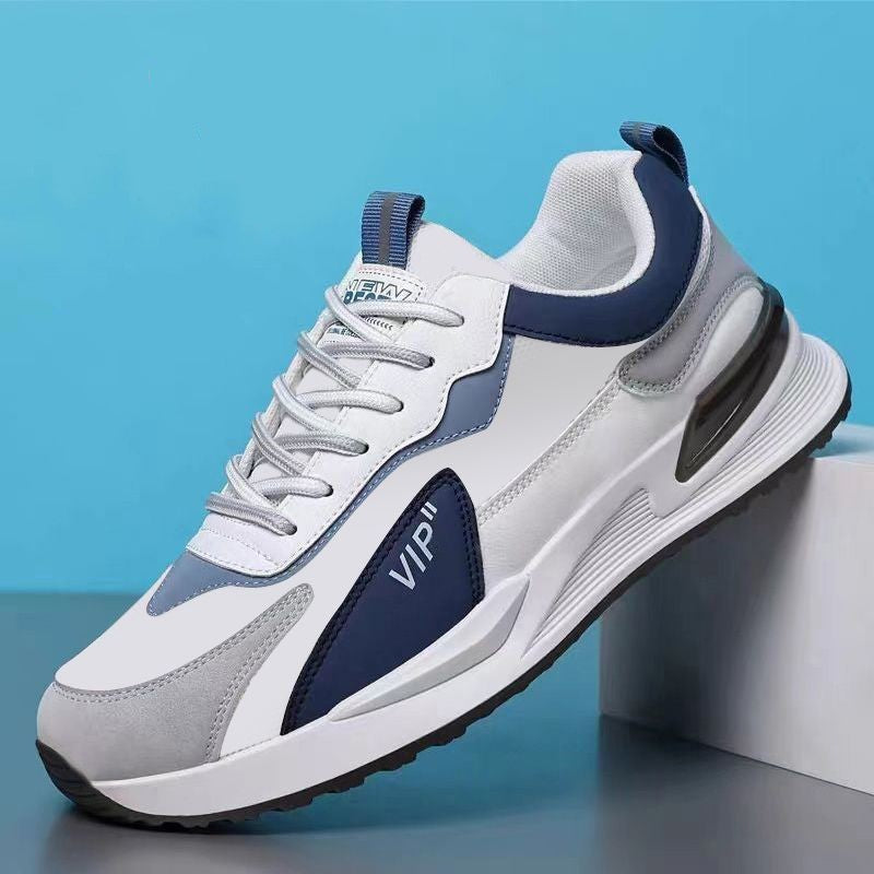 Men's Microfiber Running Sneakers Anti-Slip Casual Sports Shoes