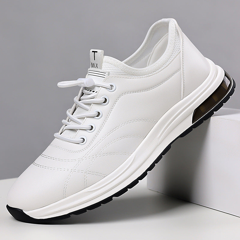Men's Microfiber Casual Sneakers Breathable Sports Board Shoes