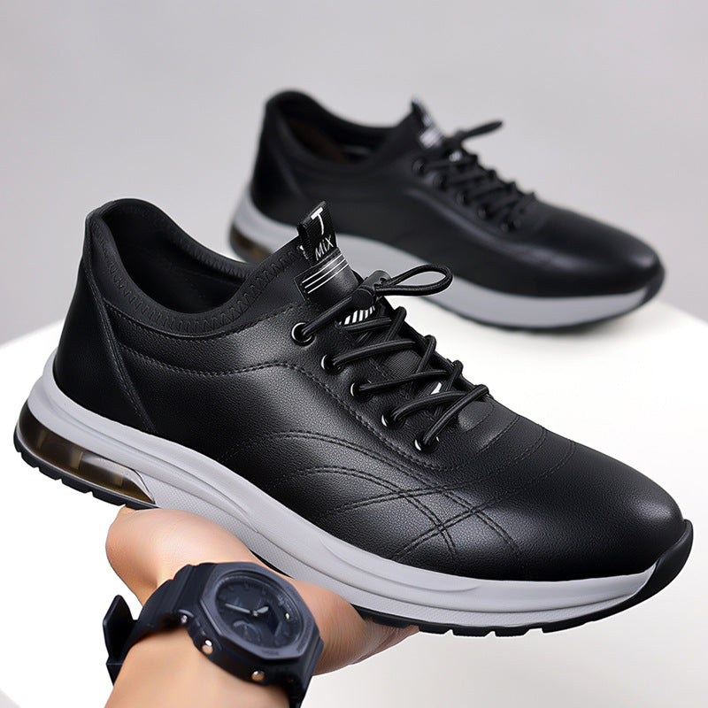 Men's Microfiber Casual Sneakers Breathable Sports Board Shoes