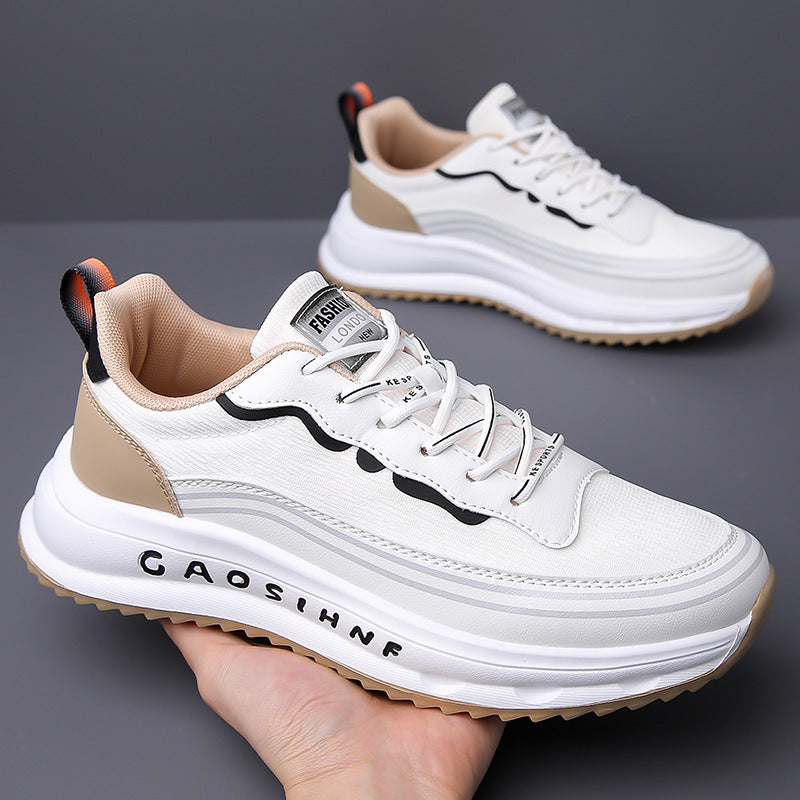Men's Lightweight EVA Thick Sole Sneakers Breathable Casual Shoes