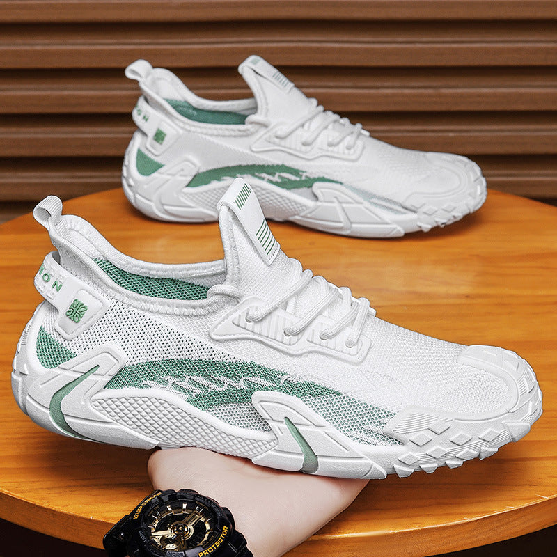 Zoteya Flyknit Mesh Sneakers Breathable Casual Sports Shoes