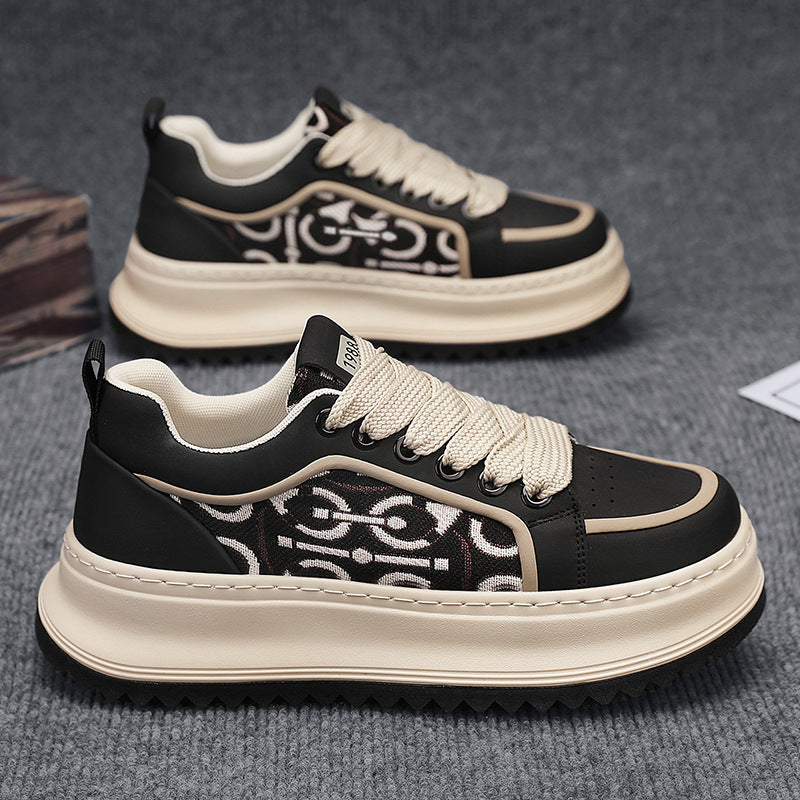 Zotia Thick Sole Men's Casual Sneakers Breathable Dad Shoes
