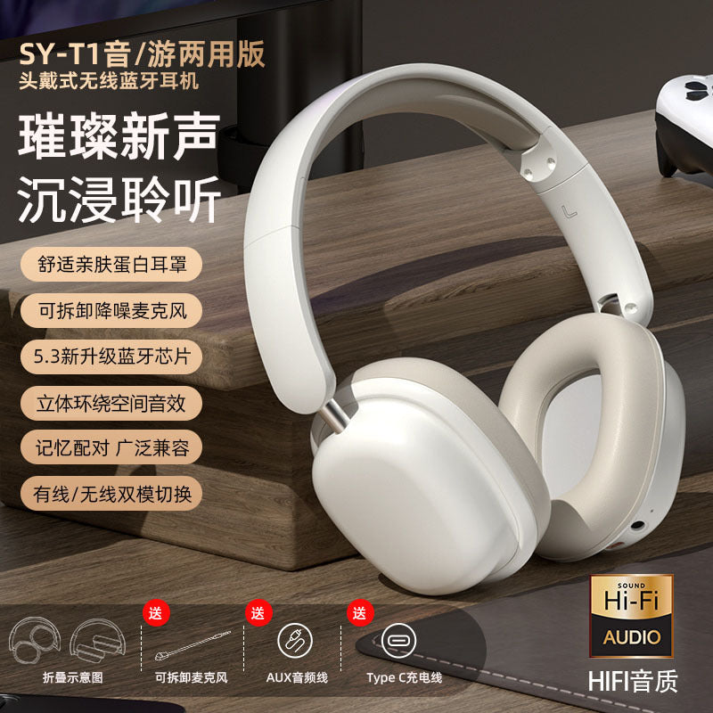 Wireless Bluetooth Gaming Headphones Over-Ear Stereo Headset