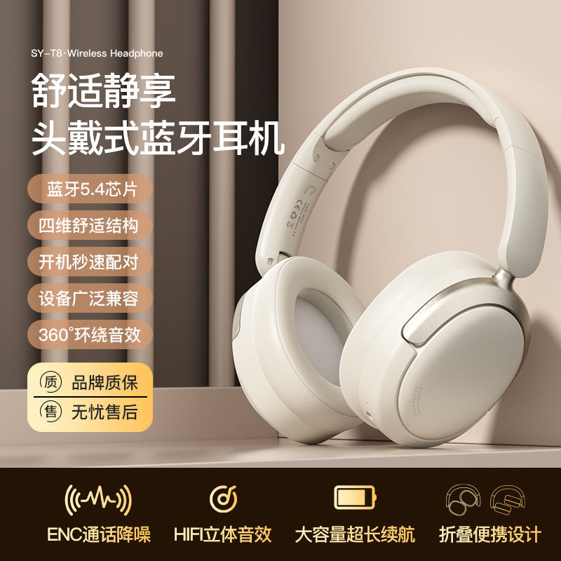 Wireless Bluetooth Noise Cancelling Over-Ear Headphones