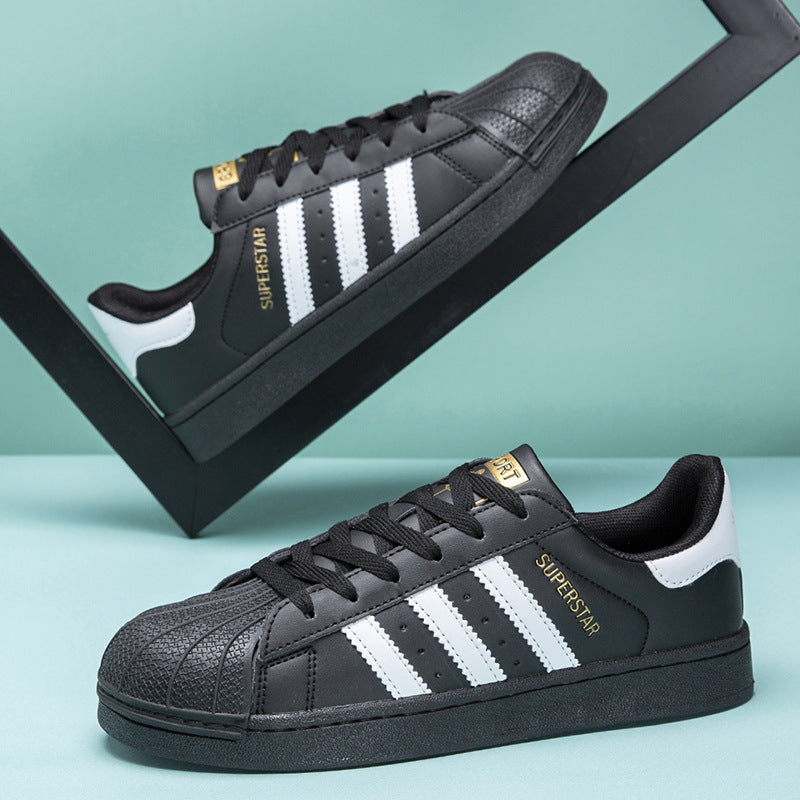 Classic Unisex Low Top White Sneakers Breathable Casual Shoes