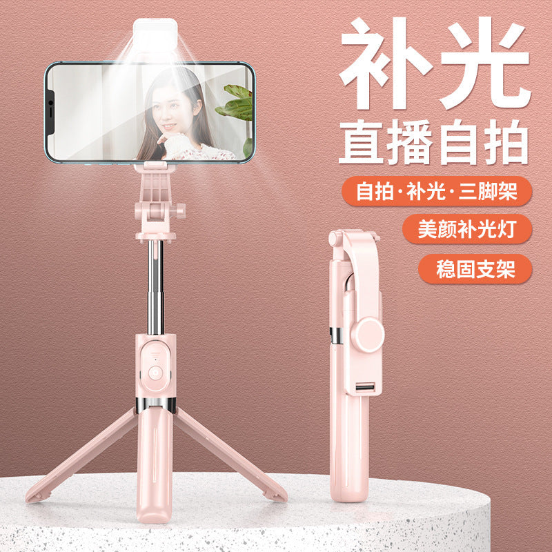 All-in-One Selfie Stick Tripod with Bluetooth Remote