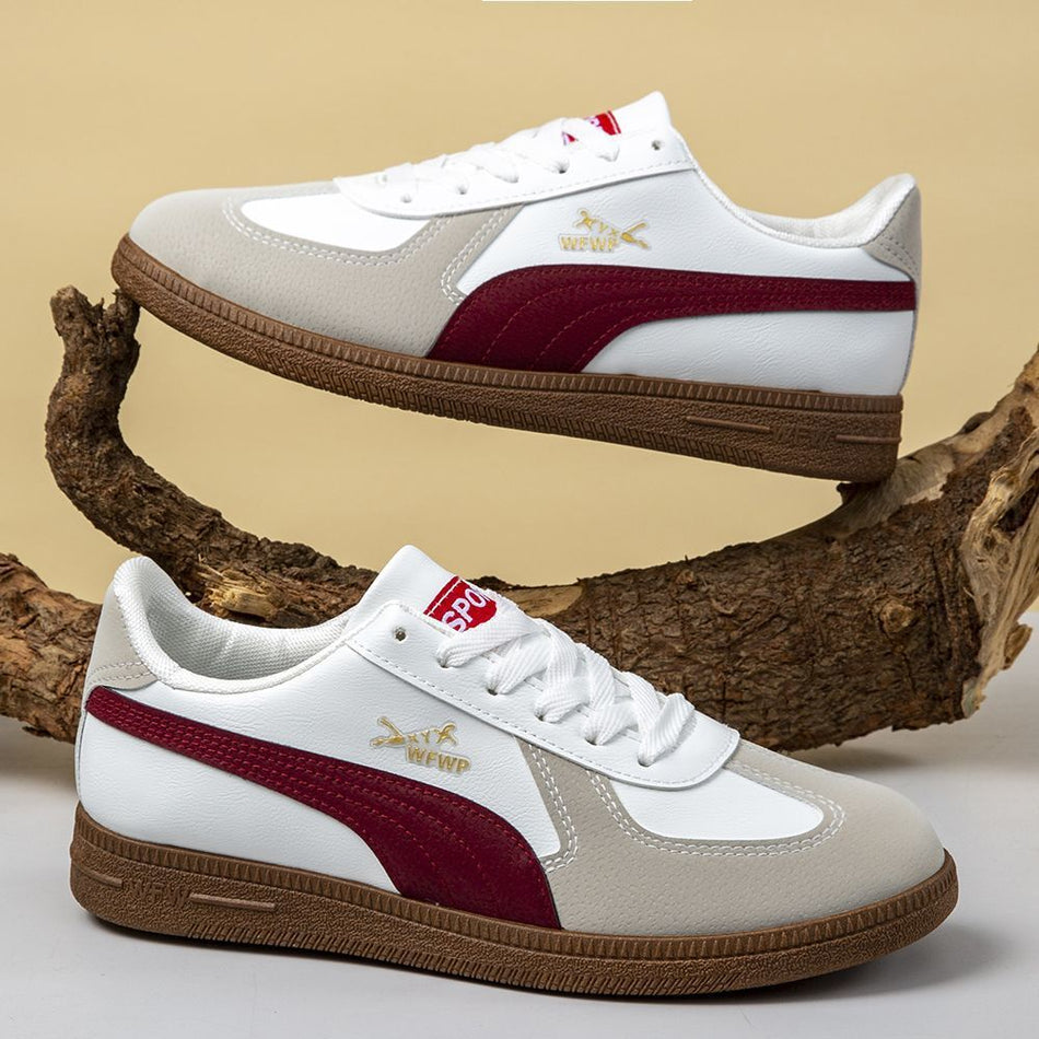 Men's Low Top PU Sneakers Casual Sports Korean Style Shoes