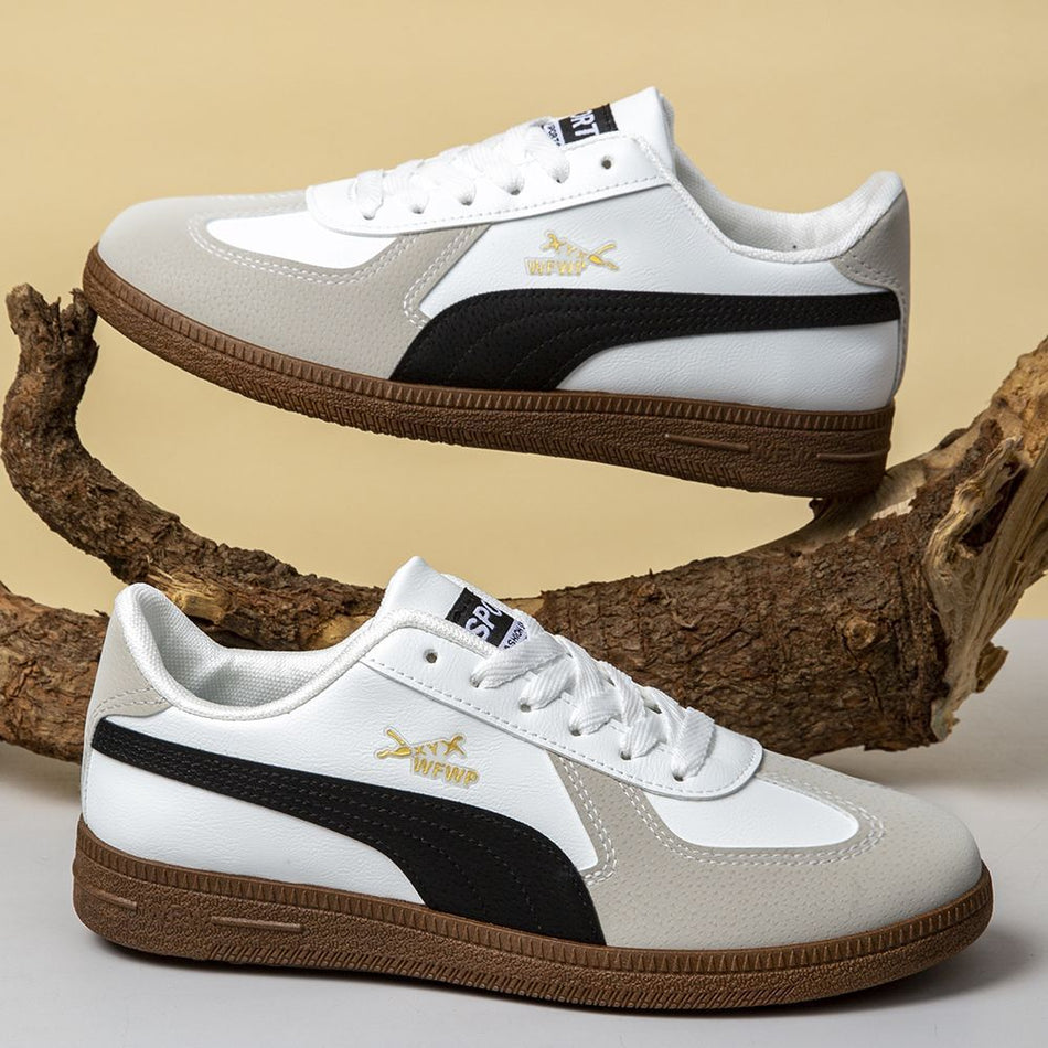 Men's Low Top PU Sneakers Casual Sports Korean Style Shoes