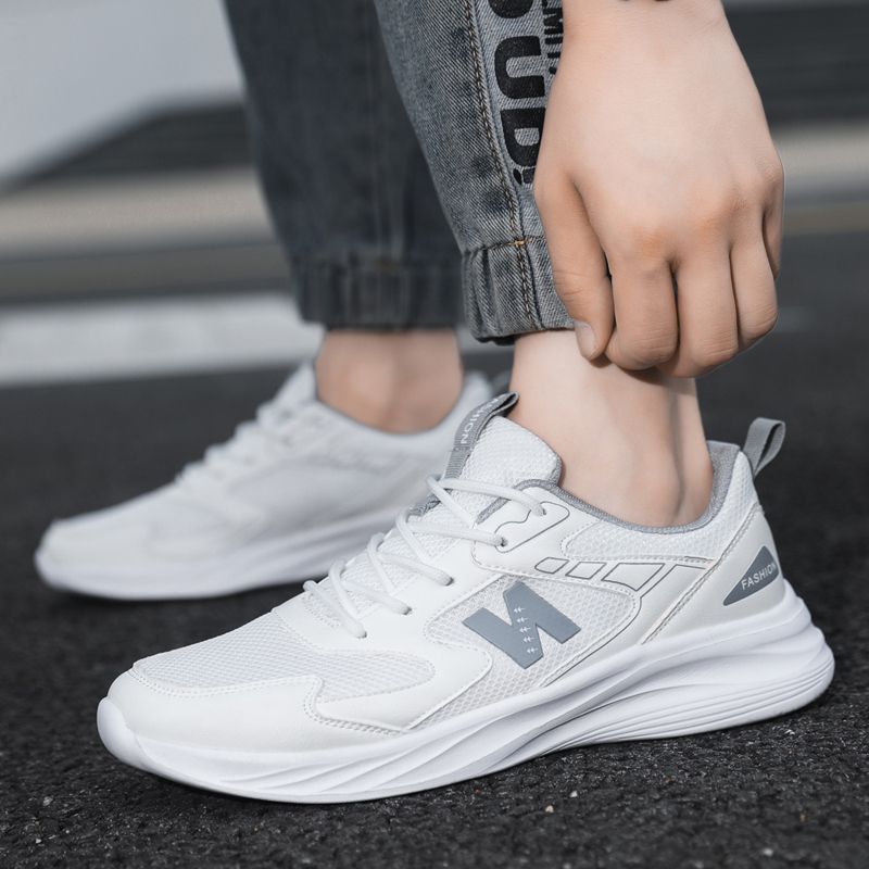 Unisex Mesh Running Sneakers Lightweight Breathable Platform