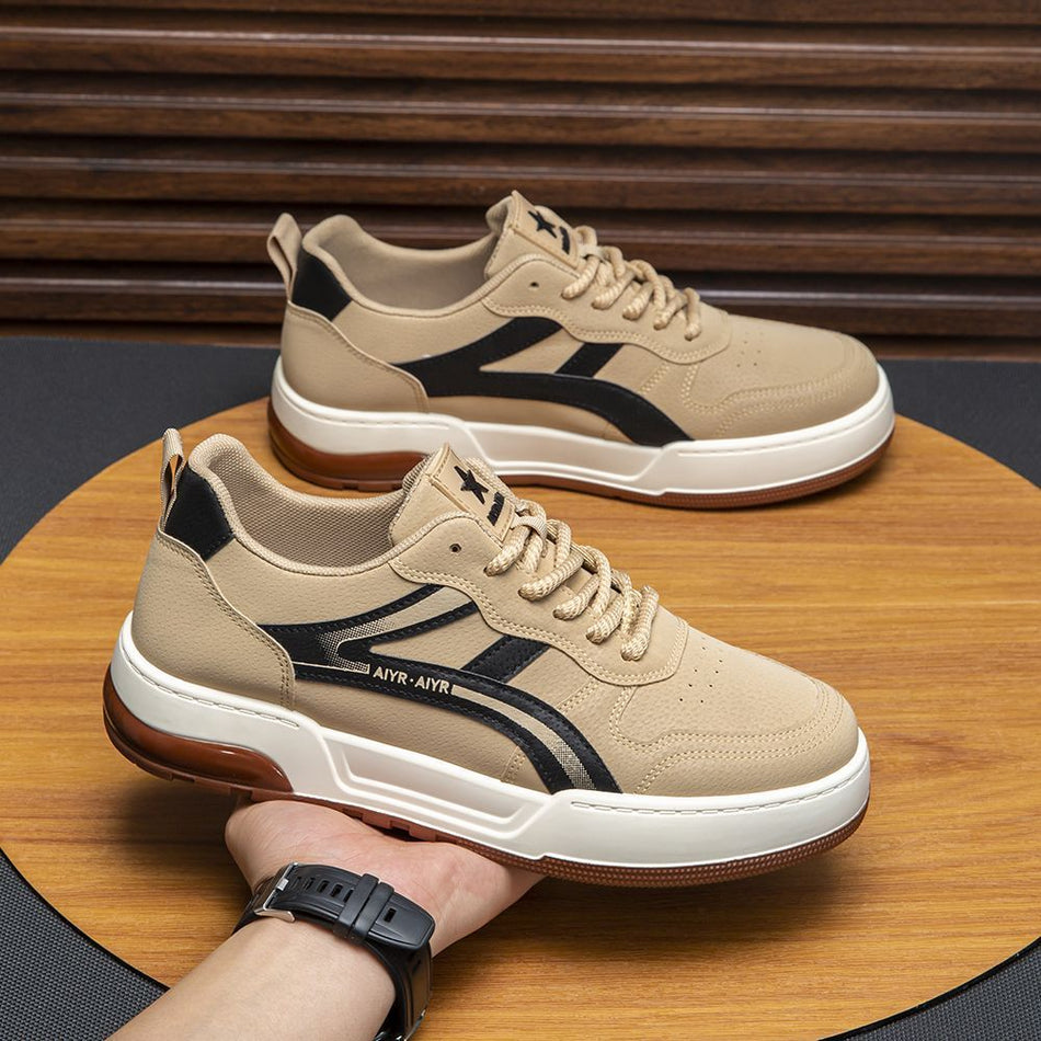 Men's Breathable Mesh Sneakers Height-Increasing Casual Sport