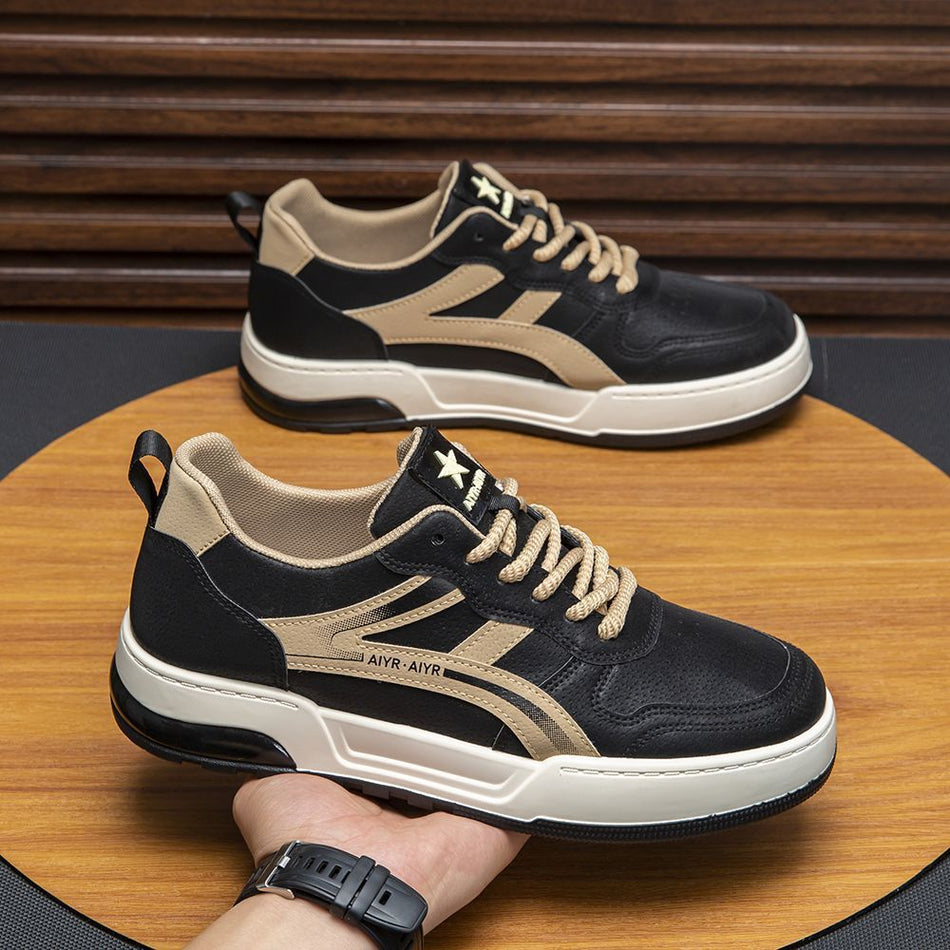 Men's Breathable Mesh Sneakers Height-Increasing Casual Sport