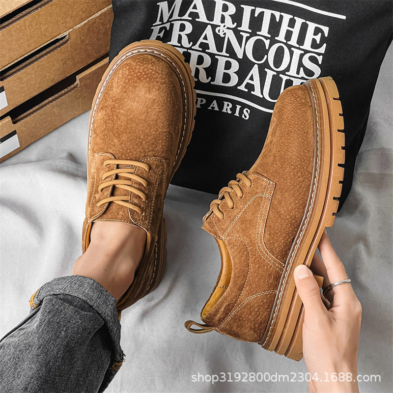 Men's Genuine Leather Vintage Martin Work Shoes