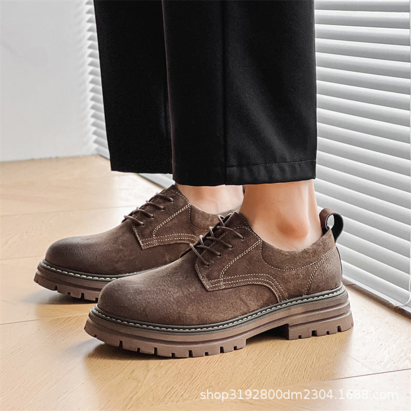 Men's Genuine Leather Vintage Martin Work Shoes
