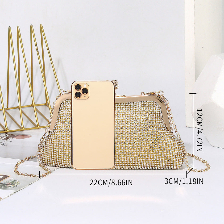 Rhinestone Evening Bag Women's Portable Luxury Clutch