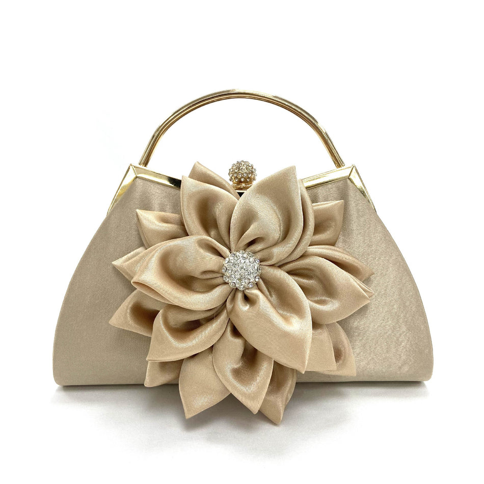 Women's Vintage Floral Evening Handbag Clutch Bag for Weddings