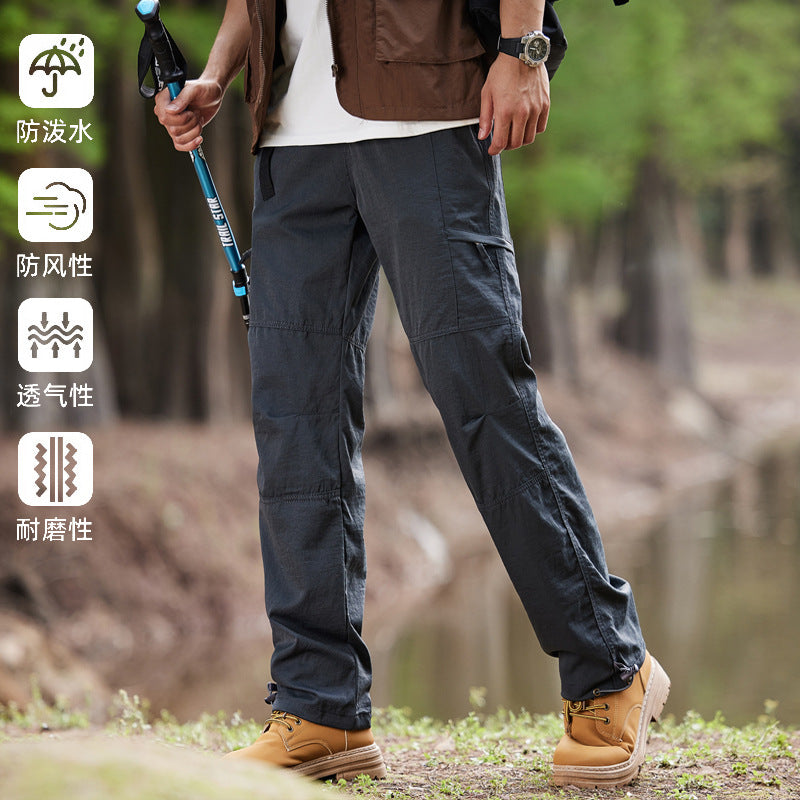 Men's Waterproof Quick Dry Loose Fit Outdoor Cargo Pants