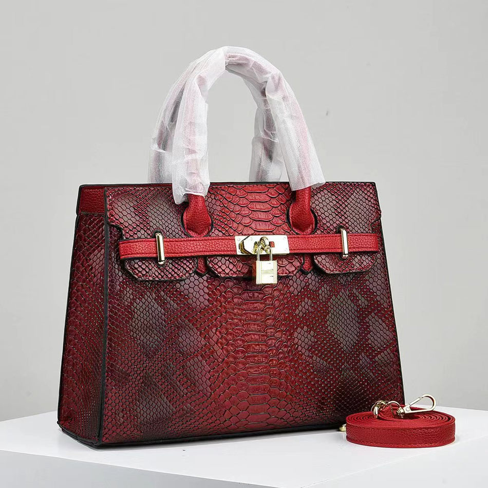 Textured Fashion Shoulder Messenger Handbag for Women