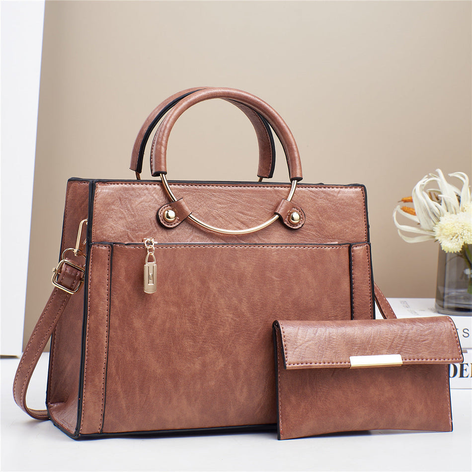 Women's Winter Fashion Shoulder Messenger Handbag Versatile Style