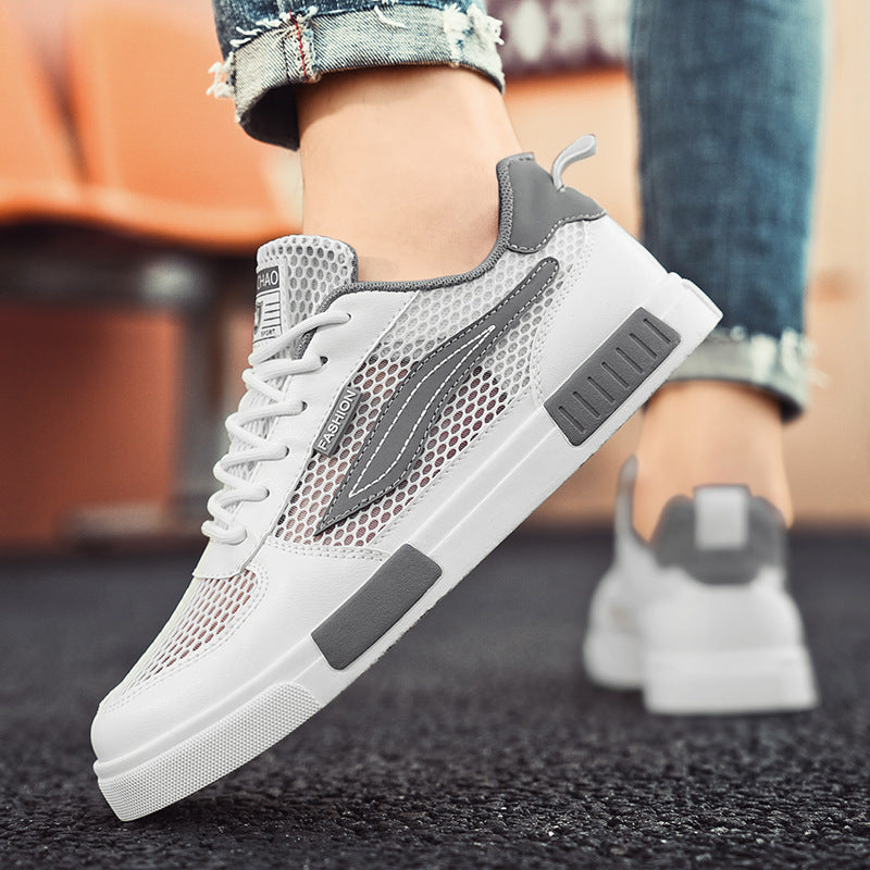 Men's Breathable Mesh Casual Sneakers Anti Odor Lightweight Shoes