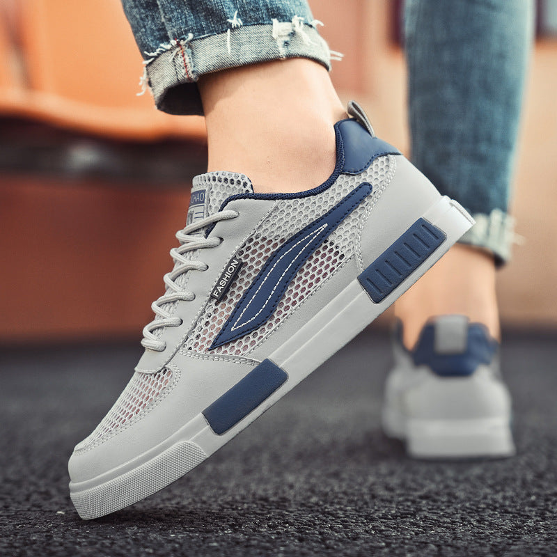 Men's Breathable Mesh Casual Sneakers Anti Odor Lightweight Shoes