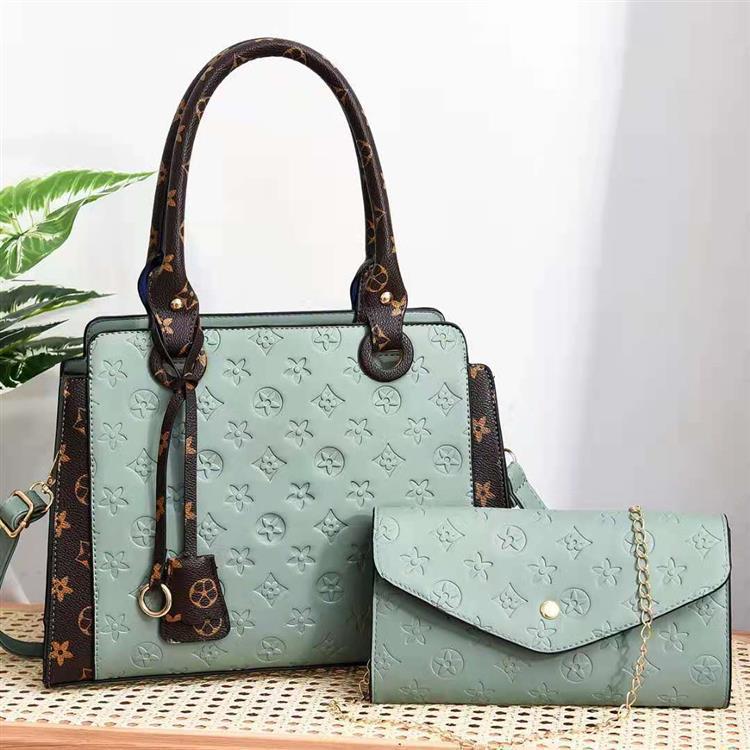 Embossed Contrast Color Shoulder Crossbody Handbag for Women