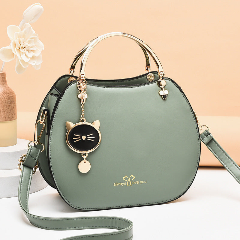 Korean Style Shell Cat Crossbody Shoulder Handbag for Women